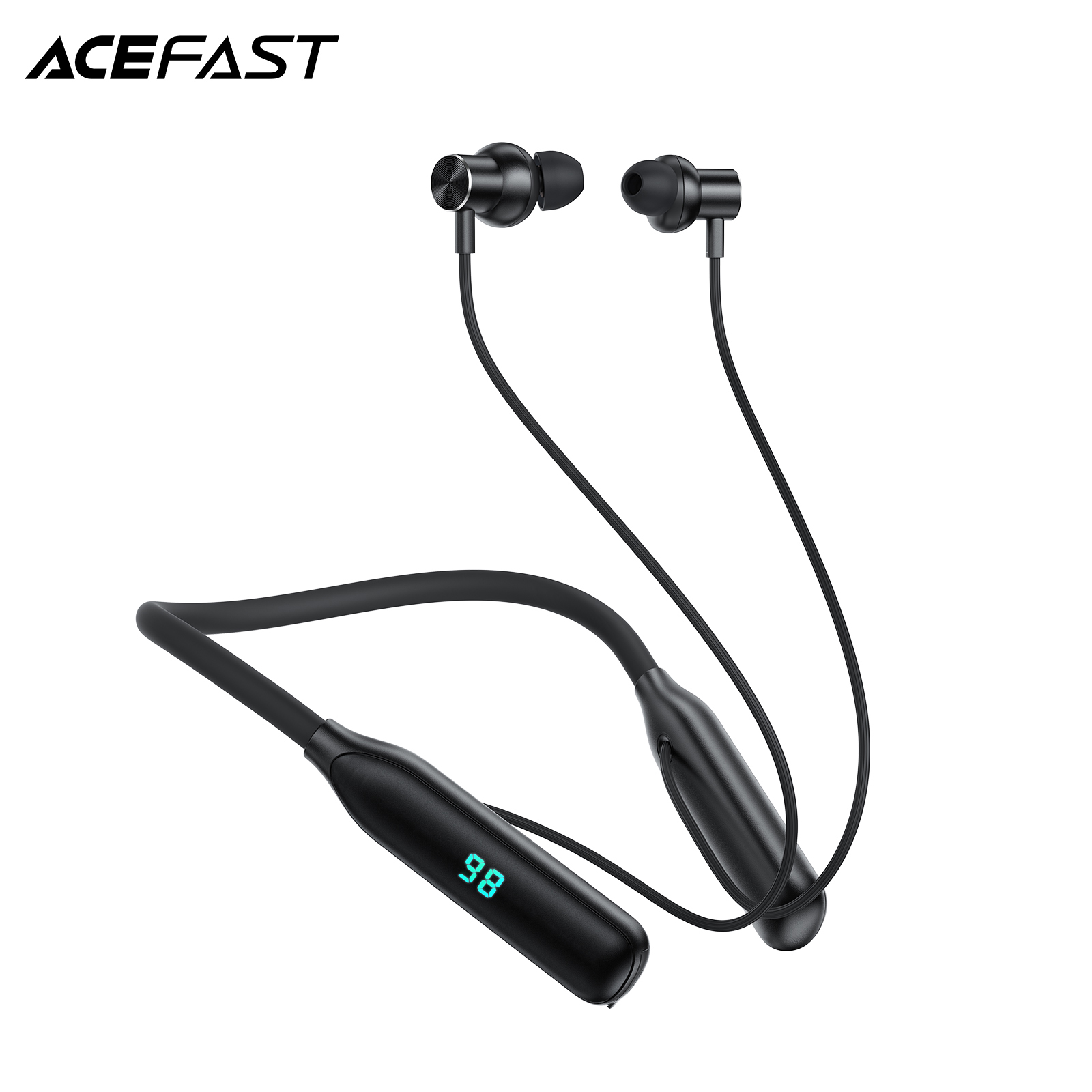 Phone Battery Replacement - ACEFAST N4 Silicone Neckband Wireless Earphone