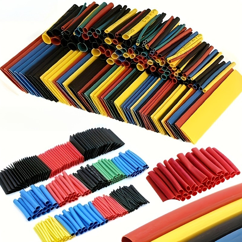 Electronics Repair Youtube - 164Pcs 2:1 Polyolefin Heat Shrink Tube