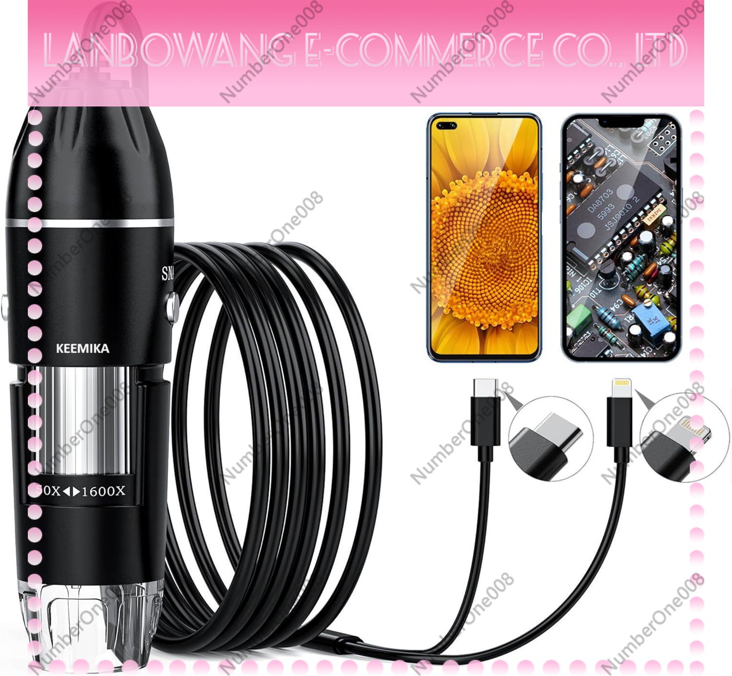 Electronics Repair Microscope - For Apple Android Huawei 2-in-1 Digital