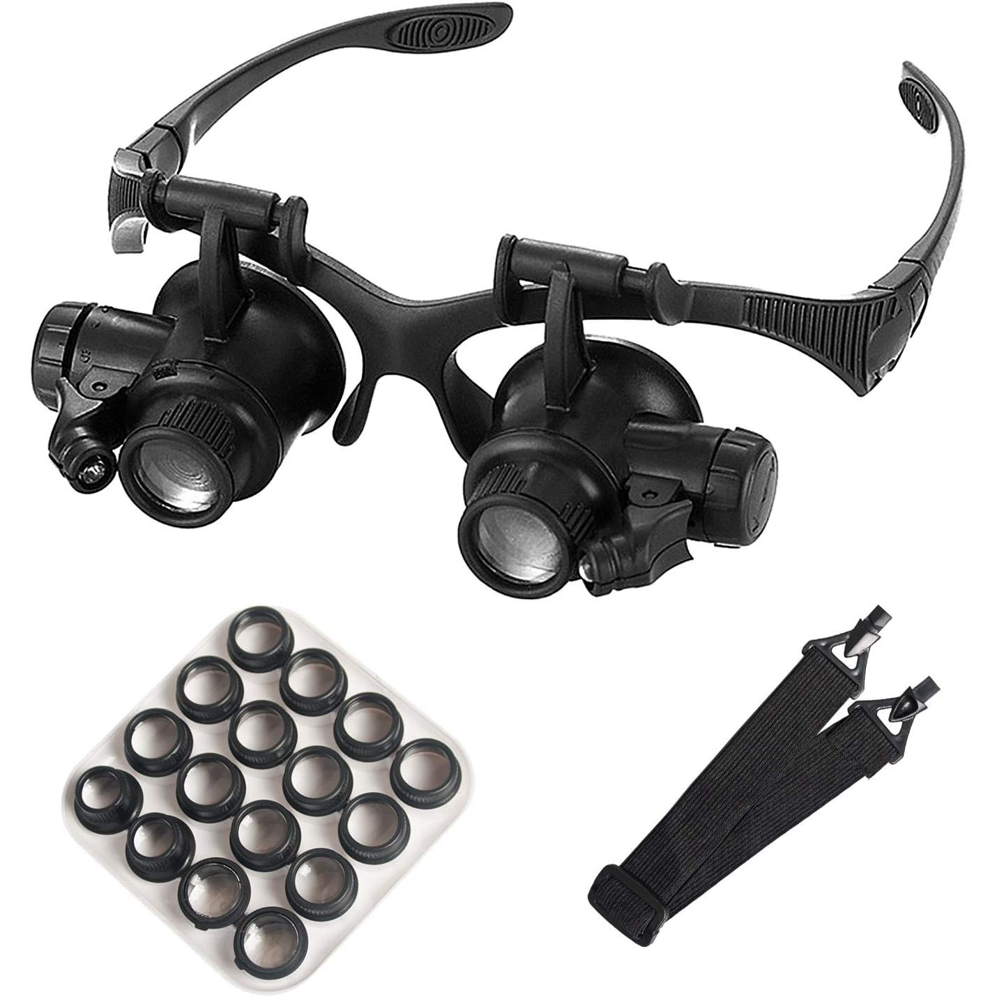 Head Mounted Magnifier With LE – обзор и цена Electronics Repair Glasses