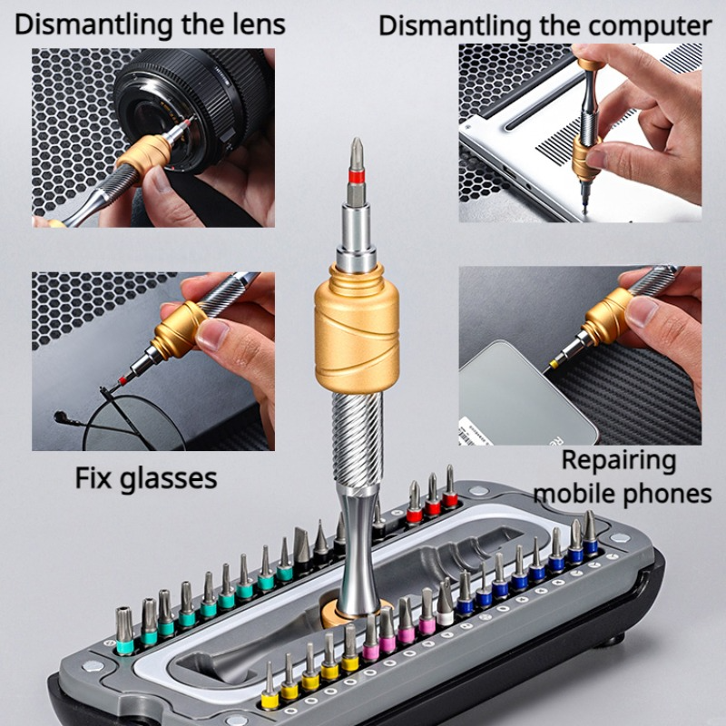 37 In 1 Screwdriver Tool Set M – обзор и цена Electronics Repair Glasses