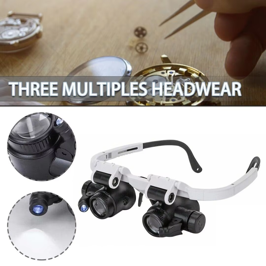 2XLED Watch Jeweler Repair Mag – обзор и цена Electronics Repair Glasses