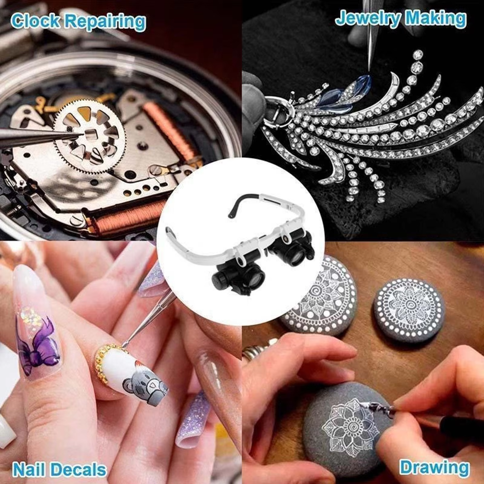 2XLED Watch Jeweler Repair Mag – обзор и цена Electronics Repair Glasses