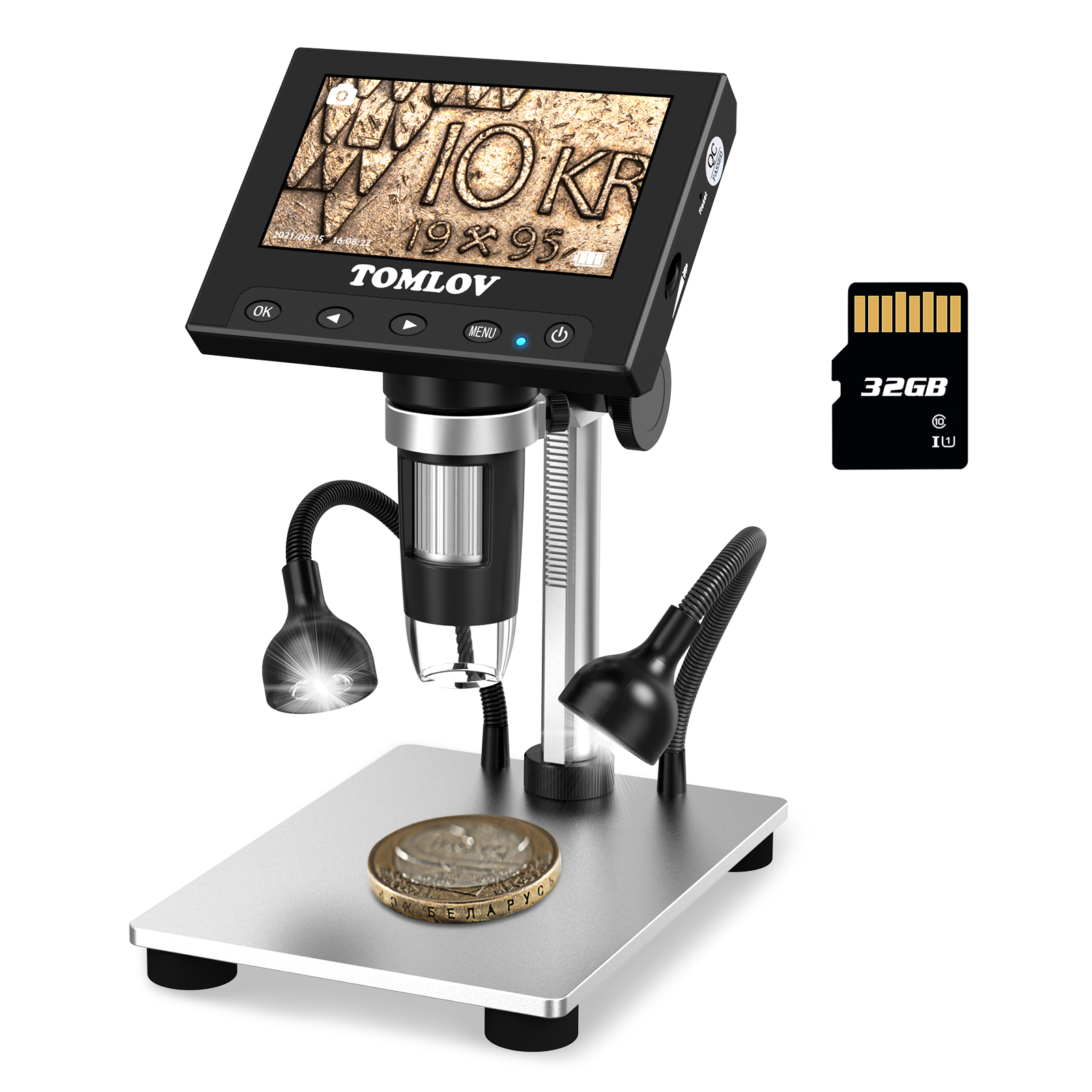 TOMLOV Professional Digital El – обзор и цена Electronics Repair Microscope