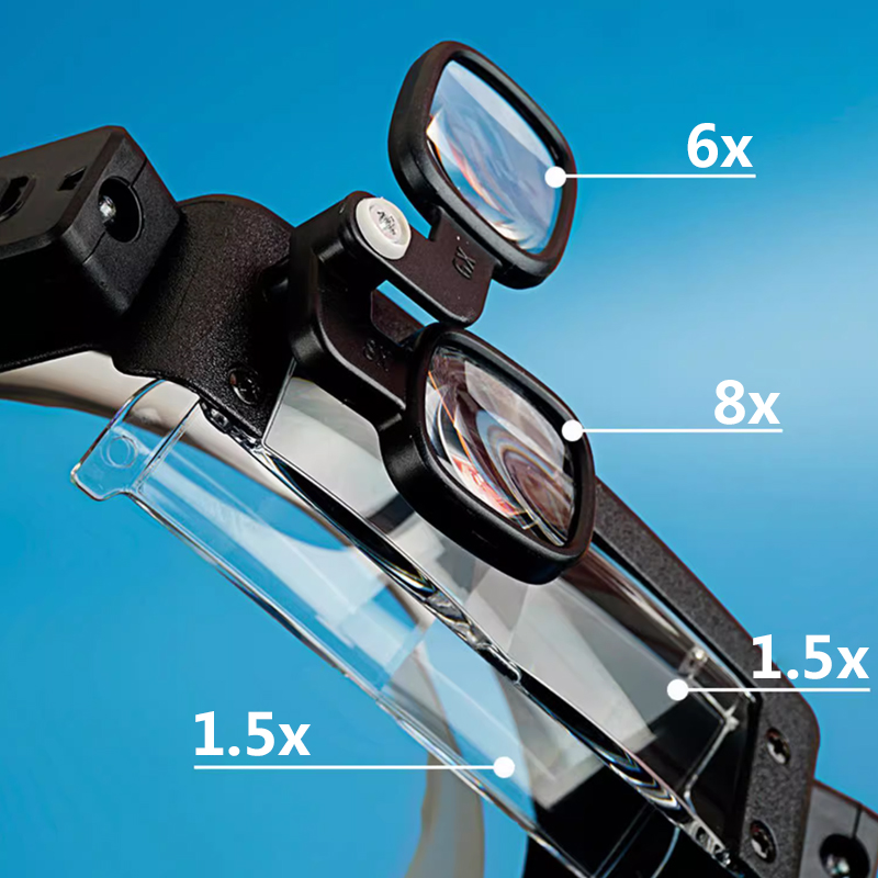 New Headband Magnifier LED Lig – обзор и цена Electronics Repair Glasses