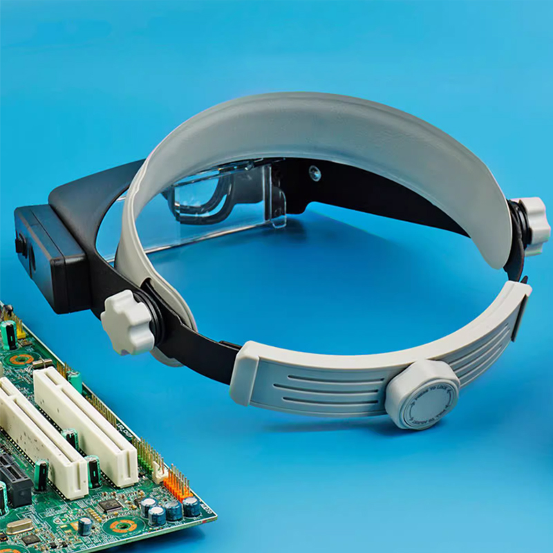 New Headband Magnifier LED Lig – обзор и цена Electronics Repair Glasses