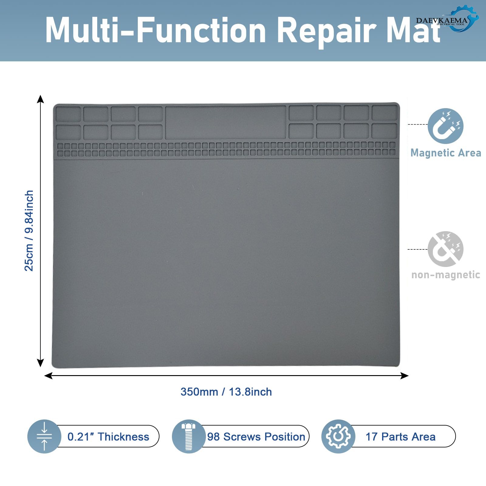 Magnetic Silicone Solder Pad 5 – обзор и цена Electronics Repair Mat