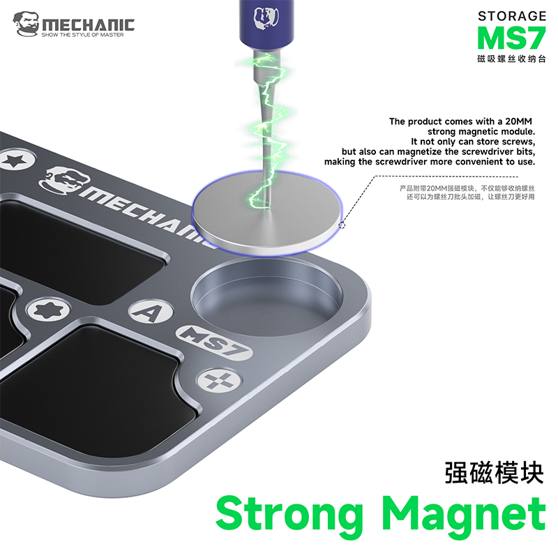 MECHANIC MS7 Magnetic Screw St – обзор и цена Electronics Repair Mat