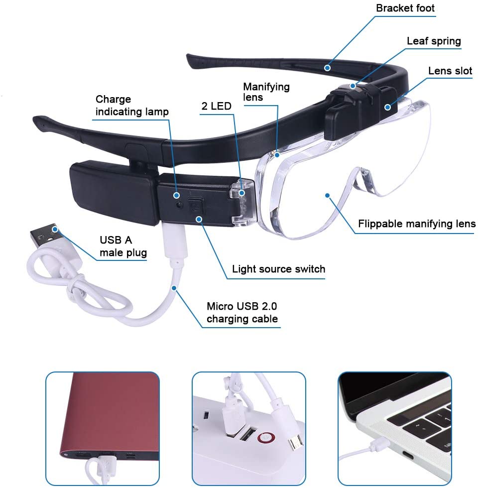 Magnifying Glasses Magnifier 1 – обзор и цена Electronics Repair Glasses