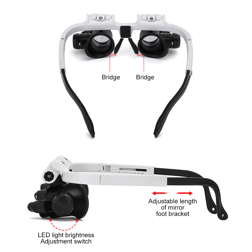9892H Magnifying Glass 8X/15X/ – обзор и цена Electronics Repair Glasses