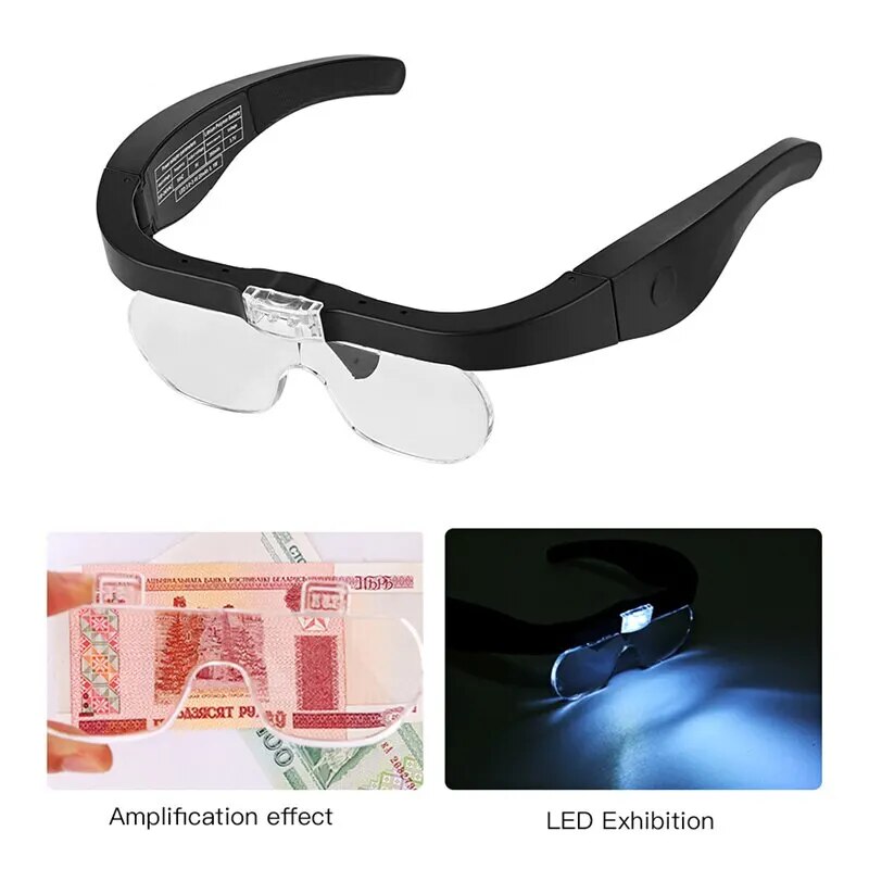 Head-mounted Magnifying Glasse – обзор и цена Electronics Repair Glasses