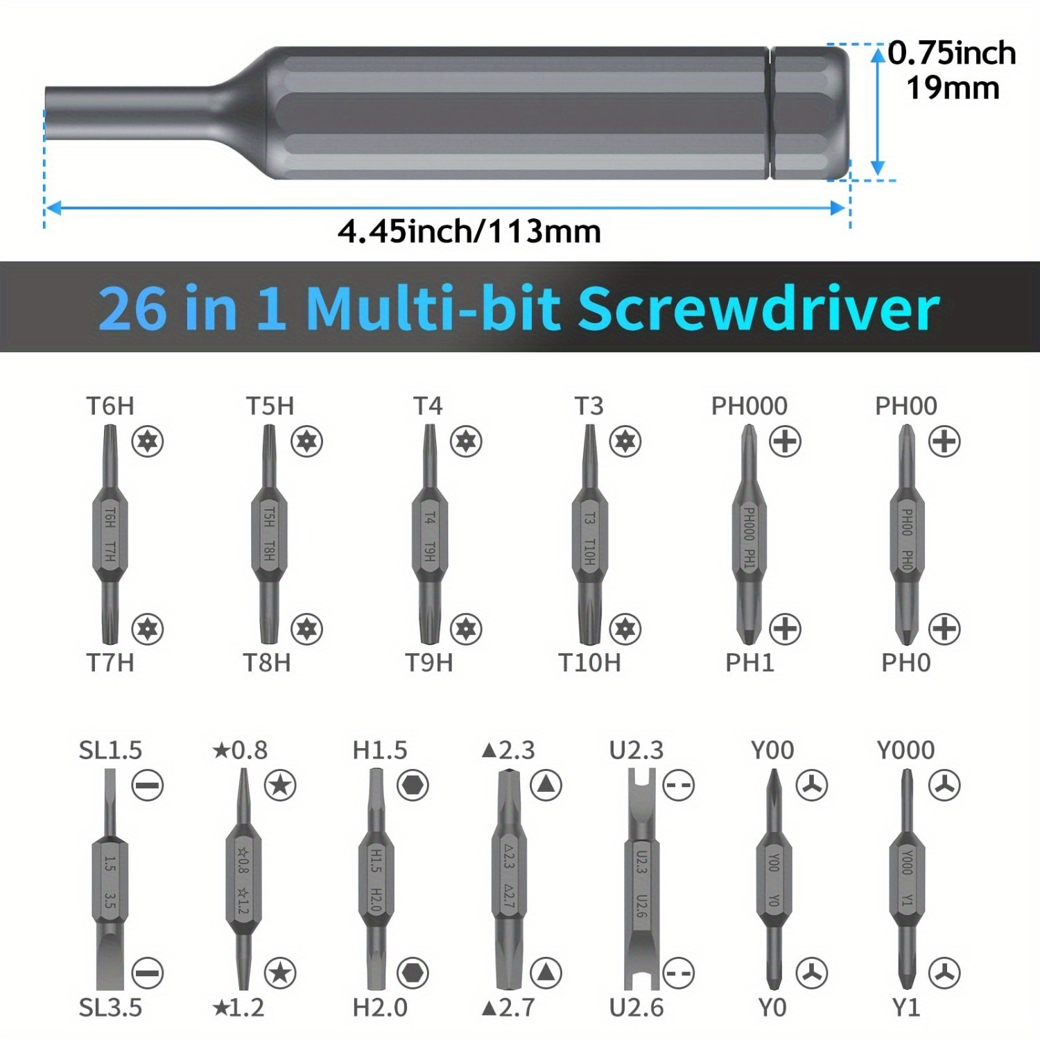 27 in 1 precision screwdriver  – обзор и цена Electronics Repair Glasses